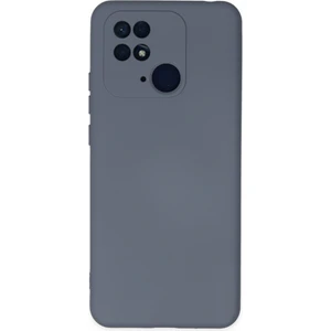 Bilişim Aksesuar Lansman Xiaomi Poco C40 Kılıf Nano Içi Kadife  Silikon - Gri