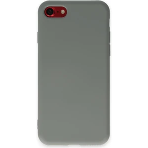 Bilişim Aksesuar Lansman iPhone 8 Kılıf Nano Içi Kadife  Silikon - Gri