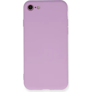 Bilişim Aksesuar Lansman iPhone Se 2020 Kılıf Nano Içi Kadife  Silikon - Lila