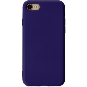 Bilişim Aksesuar Lansman iPhone Se 2020 Kılıf Nano Içi Kadife  Silikon - Mor