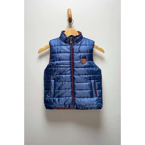 Mnk Baby & Kids Erkek Çocuk Flato Cepli Içi Elyaflı Şişme Yelek MNK0409