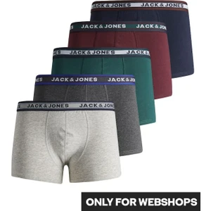 Jack & Jones Black 5 Li Paket Erkek Boxer 12167028