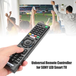 Ata Elektronik Sony RMT-TX200E KD-49X8305C KDL-32R400 L-50W800C Için RMT-TX100U LED Tv RM-ED034 KDL-43W805C KDL-55W807C Bravia 3D Smart LED Tv Kumanda Netflıx Tuşlu RM-L1275