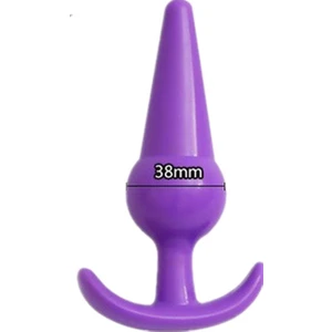 Kiss Shop Yumuşak Silikon Boğumlu Anal Plug - 12.6 cm