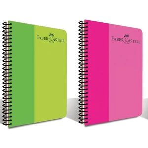Faber Castell Bicolor 200 Yaprak Çizgisiz Defter