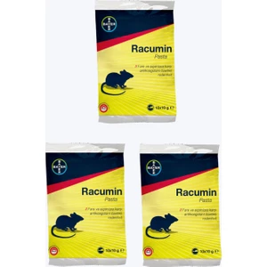 Racumin Paste-Label Ev Faresi Çatı Faresi Lağım Faresi Ilacı 3 Adet