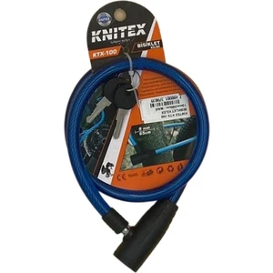 KTX-100 Bisiklet Kilidi 12MMX80CM - Mavi-61