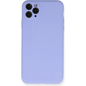 Happycase Lansman iPhone 11 Pro Max Kılıf Nano Içi Kadife  Silikon - Lila
