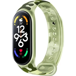 Bilişim Aksesuar Xiaomi Mi Band 7 Akıllı Bileklik Transparan Kamuflaj Saat Kordonu (Saat Içermez Sadece Kordondur)
