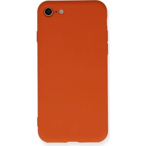 Bilişim Aksesuar Lansman Apple iPhone 7 Kılıf Nano Içi Kadife  Silikon - Kırmızı