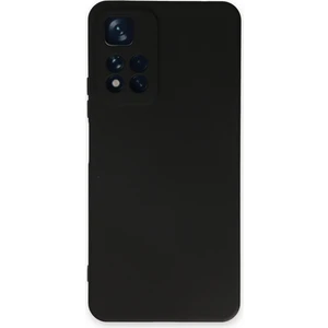 Bilişim Aksesuar Lansman Xiaomi Redmi Note 11 Pro Plus 5g Kılıf Nano Içi Kadife  Silikon - Siyah
