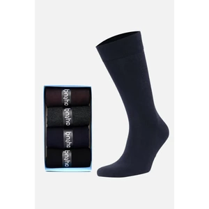 ™ 4 Çift Özel Kutulu Çok Renkli Soket Çorap - 23000-2