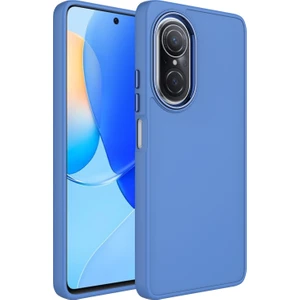 Kny Huawei Nova 9 Se Kılıf Metal Kamera Koruma Çerçeveli Mat Luna Silikon