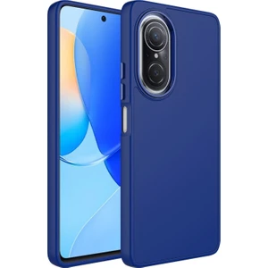 Kny Huawei Nova 9 Se Kılıf Metal Kamera Koruma Çerçeveli Mat Luna Silikon