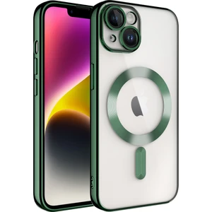 Apple Iphone 14 Kılıf Kamera Korumalı Laser Magsafeli Demre Silikon