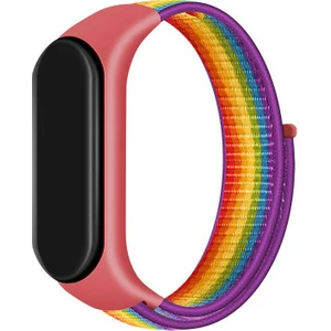 Mi Band 3/4/5/6 Uyumlu Kumaş Hasır Kordon
