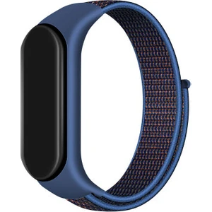 Mi Band 3/4/5/6 Uyumlu Kumaş Hasır Kordon