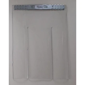 Köpek Kulübe Kapısı İçin Perde; Kış Soğuğundan, Kardan, Yağmurdan, Rüzgardan Korunma Şeffaf Orta 38X60CM