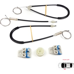 VW Jetta Golf MK5 A5 1K R32 GTI Plus 5M1 1K4837461 İçin Ön Sol Kapı Cam Kriko Tamir Seti