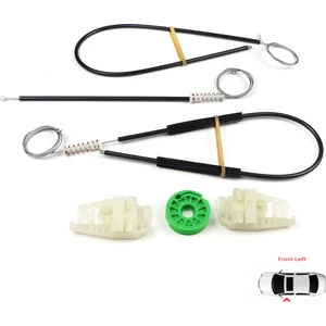 BMW 3 Serisi E46 Compact 2001-2005 2/3 Kapı 51338251351 İçin Elektrikli Sol Cam Kriko Tamir Seti