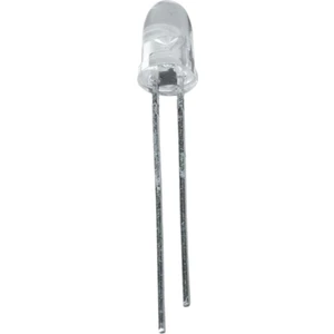20 Adet 5mm Şeffaf Beyaz LED 4000-6000 Mcd