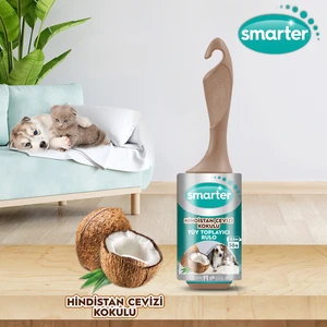 Hindistan Cevizi Kokulu Tüy Toplayıcı Rulo Kedi Köpek