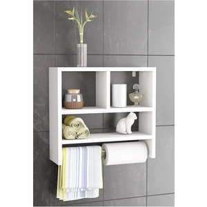 Flora Design Flora Ax Banyo / Mutfak  Rafı / Tezgah Üstü Raf (Beyaz)