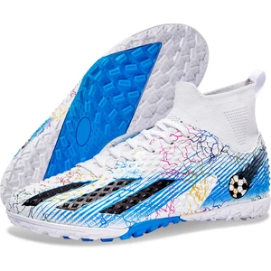 Tf Erkek Futbol Ayakkabısı Çocuk Spor Ayakkabı Çim Kaymaz Antrenman Yetişkin Kramponları (Yurt Dışından)