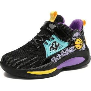 Çocuk Basketbol Ayakkabıları Boys Sneakers Çocuklar Için Kaymaz Spor Ayakkabıları (Yurt Dışından)