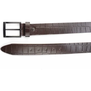Kahve Kroko Leather Erkek Kemer U08657019711