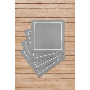 Ödel Home Buldan Kumaşı Biyeli Sunum / Yemek Peçetesi - 4'lü Set