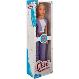 Yürüyüş Arkadaşım Clara Sporty 80 cm - Mor Eşofmanlı Takımlı