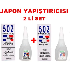 Arcan Evobond Japon Yapıştırıcısı 502 Hızlı Sağlam Süper Yapıştırıcı