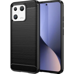 Lr Joyful Xiaomi 13 Karbon Fiber Dokusu İçin Tpu Telefon Kapağı Fırçalanmış Çizeltilmiş Anti-Çizelge Cep Telefon Kılıfı (Yurt Dışından)