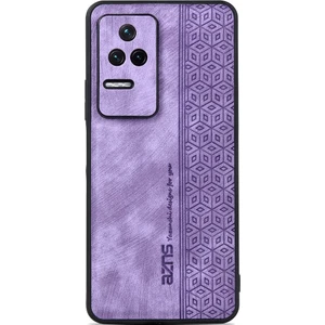 Lr Joyful Xiaomi İçin Azns Poco F4 5G / Redmı K40S 5G Baskılı Pu Desen Kaplamalı Tpu Kapak Anti-Slip Yan Kenar Damla Geçirmez Telefon Kılıfı (Yurt Dışından)
