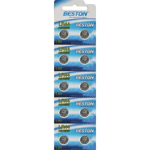 Pil Düğme AG13 LR44 1.5V (10 Adet) Beston 357