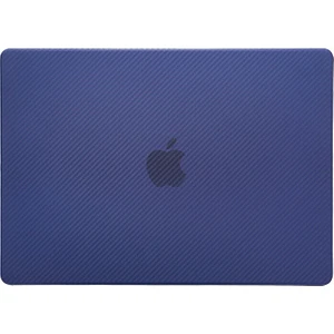 MacBook Air M1 A2337 A2179 A1932 Karbon Fiber Görünümlü Kılıf Kapak Koruma