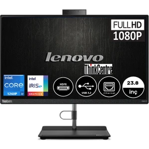 Thinkcentre Neo 30A Intel i7 1260P 32 GB 1 TB SSD Intel Iris Xe Graphics 23.8" FHD All In One Bilgisayar 12B0008JTX09