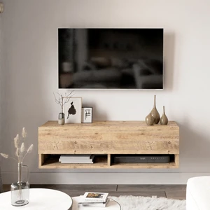L'occi Concept Delphin 100 cm Raflı Kapaklı Tv Ünitesi DLP13-A Çam