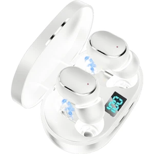 Deilmi Dots E6s Universal 5.3 HD Ses Çift Mikrofon Extra Bass Powerbank Kutu Bluetooth Beyaz Ae6s Kablosuz Kulaklık