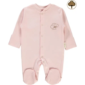Civil Baby Prematüre Organik Patikli Tulum Pembe