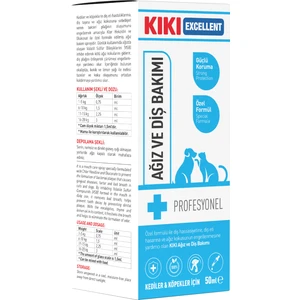 Kiki Excellent Kedi & Köpek Ağız ve Diş Bakımı 50 Ml. KCD105