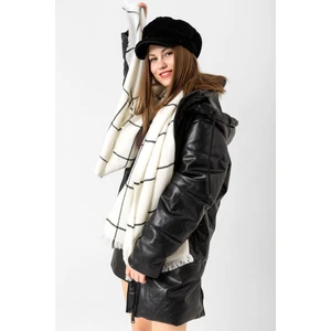 Saria Moda Kare Desen Yumuşak Kadın Şal 70X180