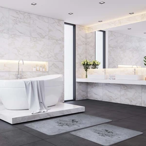 Çınar Yaprağı 2'li Banyo Paspas Takımı