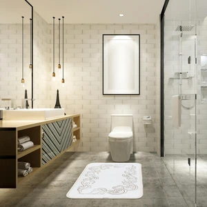 Gence Motif 2'li Banyo Paspas Takımı