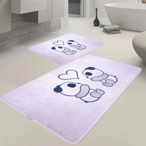 Panda Desen 2li Banyo Paspas Takımı
