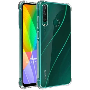 Smart Tech Huawei Y6P Shock Absorbing Darbe Emicili Şeffaf Silikon Kılıf