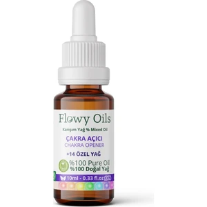Flowy Oils Flowy Çakra Açıcı Doğal Özel Bakım Yağı %100 Saf Karışım Chakra Opener Mixed Oil 10 ml