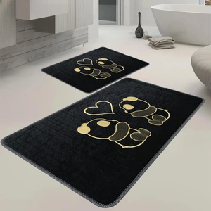 Panda Desen 2li Banyo Paspas Takımı