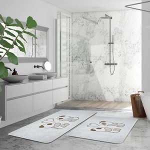 Panda Desen 2li Banyo Paspas Takımı